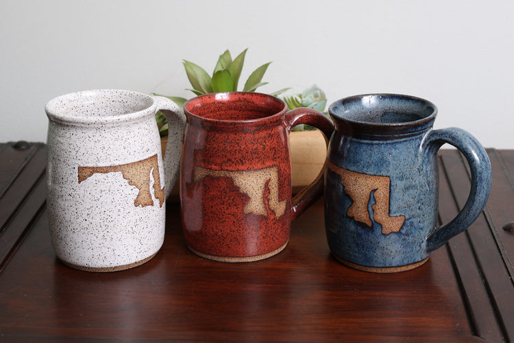Artisan Ceramic State Mugs- Made to Order- Ships in 3 weeks