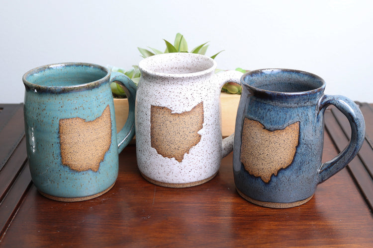 Artisan Ceramic State Mugs- Made to Order- Ships in 3 weeks