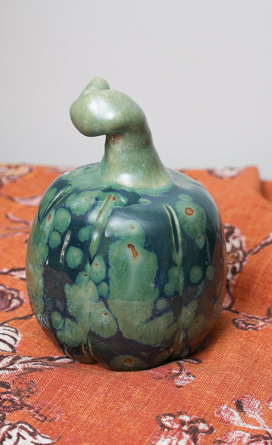 Moss & Midnight Handmade Ceramic Pumpkin