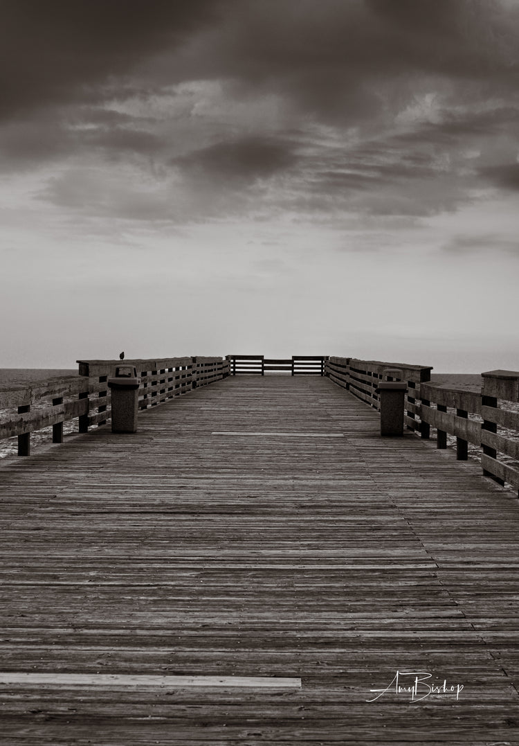 Wrightsville Beach Pier BW