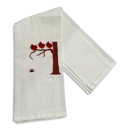 Towel - Cardinals Falling off Branch