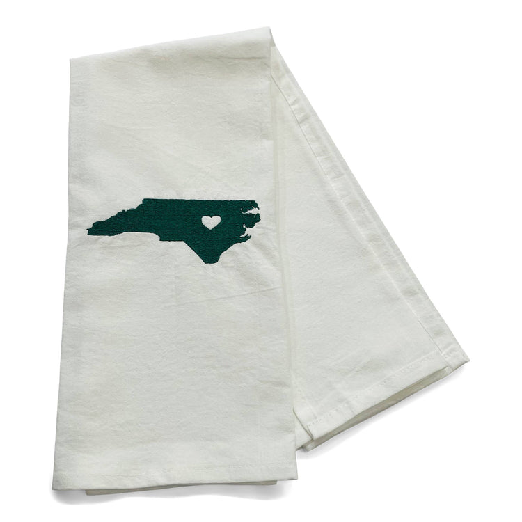 Towel -Apex, North Carolina Solid with Heart
