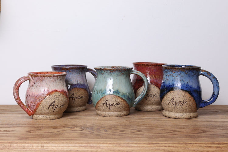 Apex mugs by Sawdust and Clay