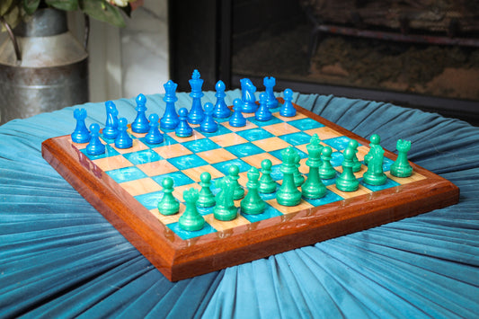 Resin & Wood Chess Set