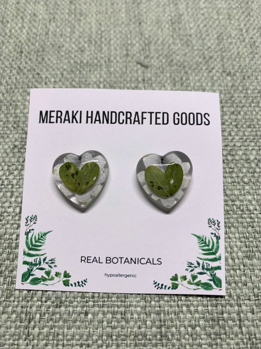 Resin Stud Earrings