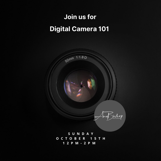 Beginners Digital Camera Workshop- Sunday, October 15th 12pm-2pm