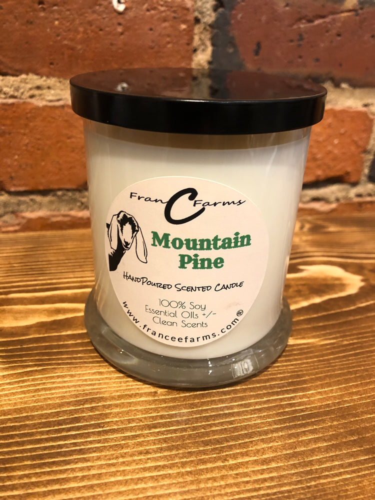 100% Pure Soy Wax Candle-Mountain Pine-Francee Farms