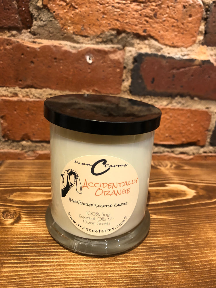 100% Pure Soy Wax Candle-Accidentally Orange-Francee Farms