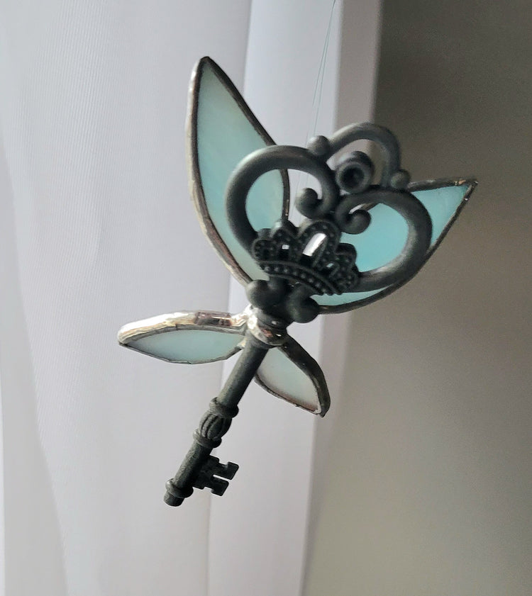 Stained Glass Flying Key