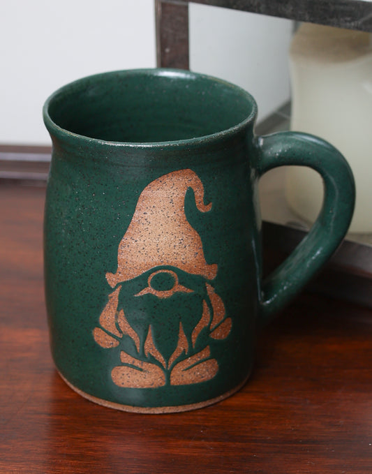 Holiday Gnome Mug – Handcrafted Festive Ceramic Mug-Made to Order