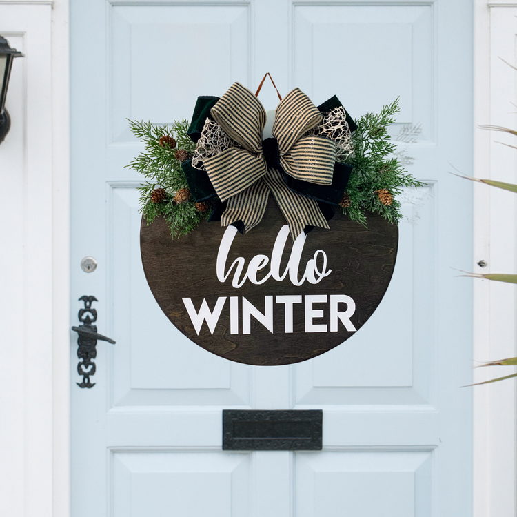 Wooden Door Hanger