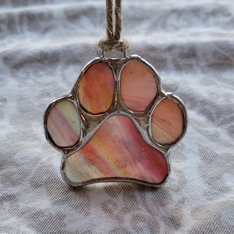 Stained Glass Pawprint