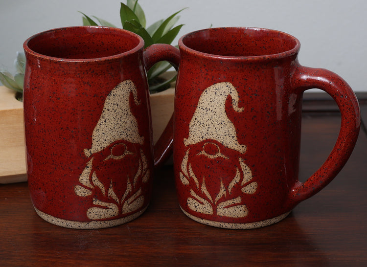 Holiday Gnome Mug – Handcrafted Festive Ceramic Mug-Made to Order