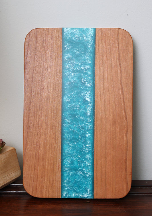 Coastal Resin Accent Charcuterie Board- Made to Order