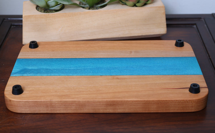 Coastal Resin Accent Charcuterie Board- Made to Order