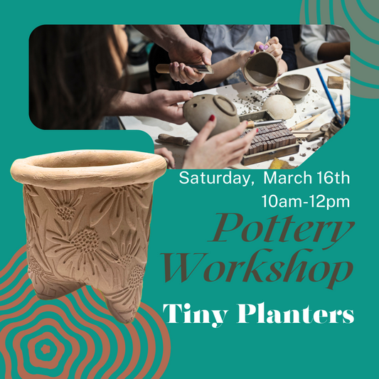Hand-built Tiny Ceramic Planter Workshop