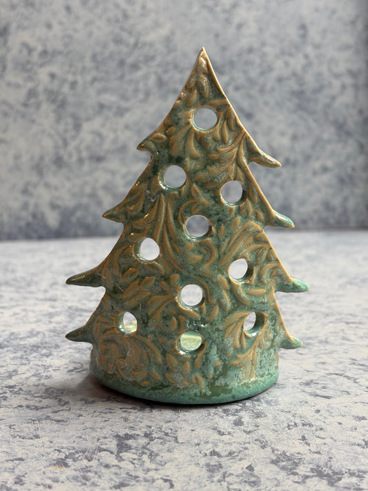 Ceramic Tree Tea Light Holder