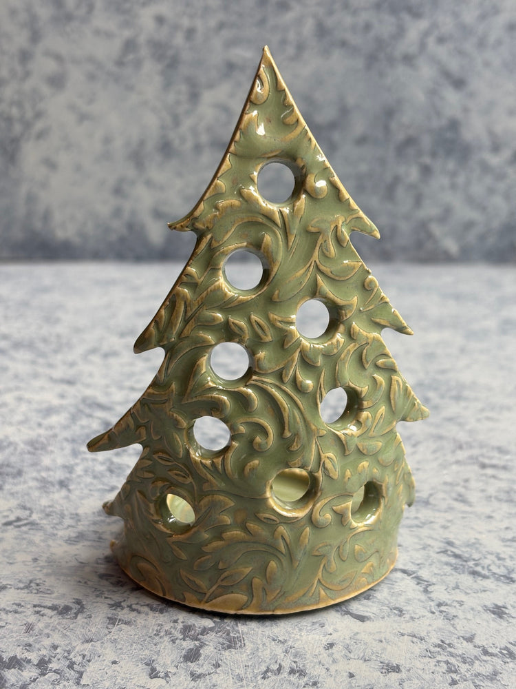 Ceramic Tree Tea Light Holder