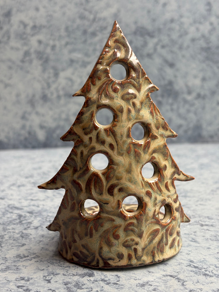 Ceramic Tree Tea Light Holder