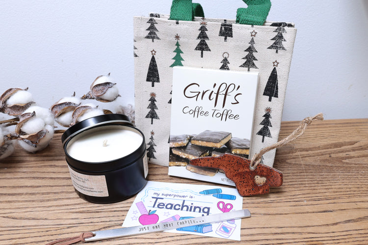 Locally Curated Holiday Teacher Gift Bags