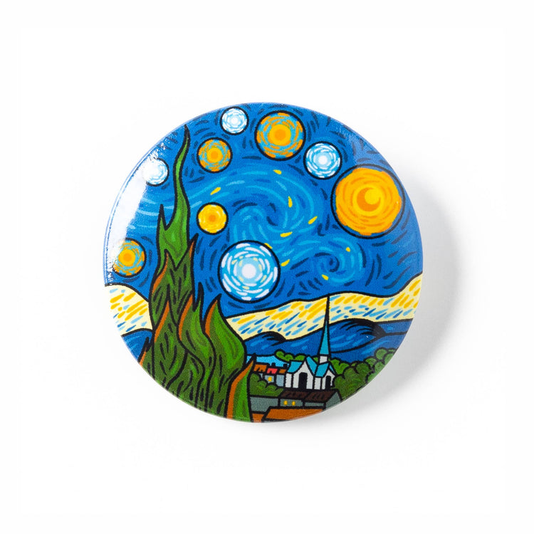 Button - Starry Night