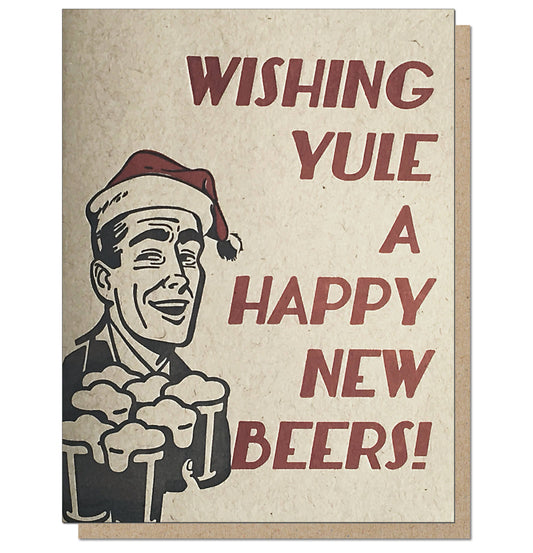 Happy New Beers Card
