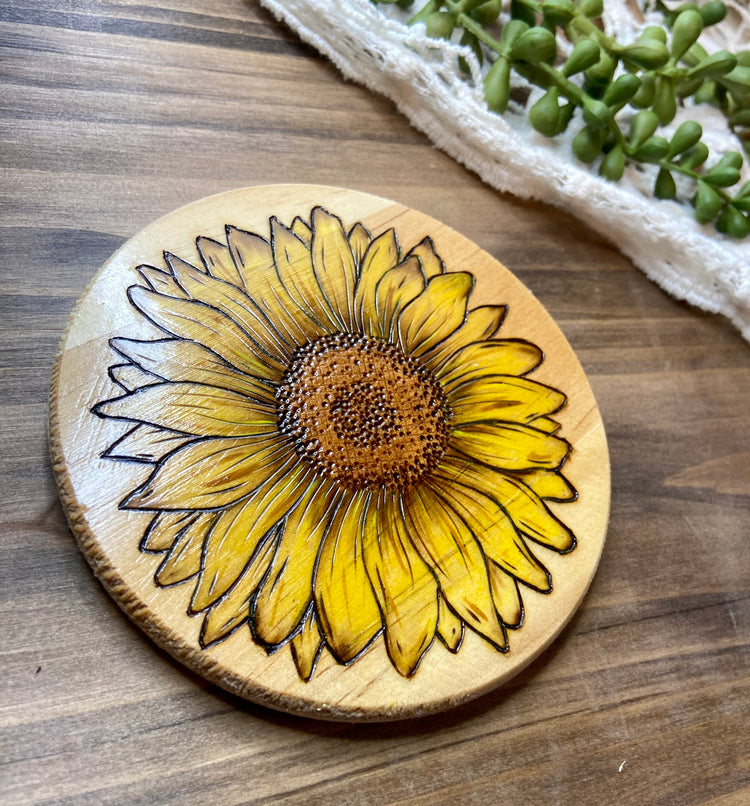 Yellow Flower Coaster