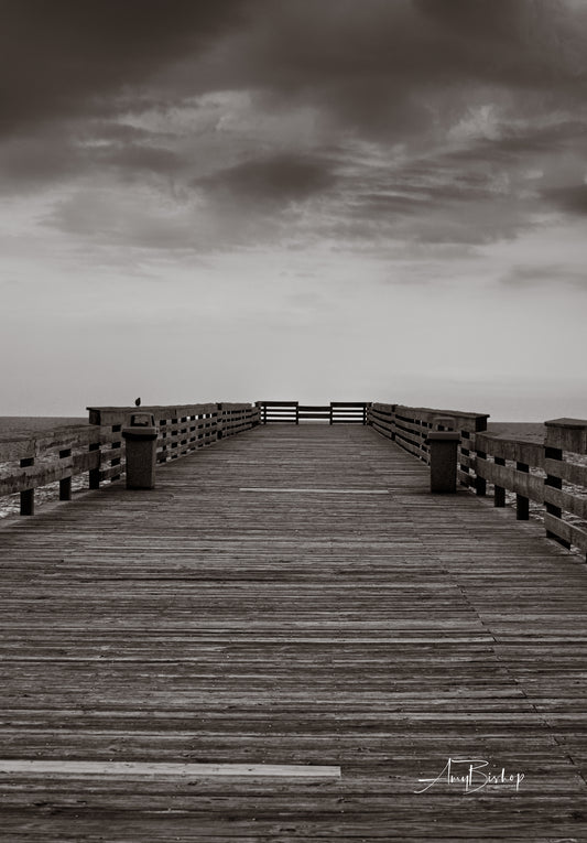 Wrightsville Beach Pier BW