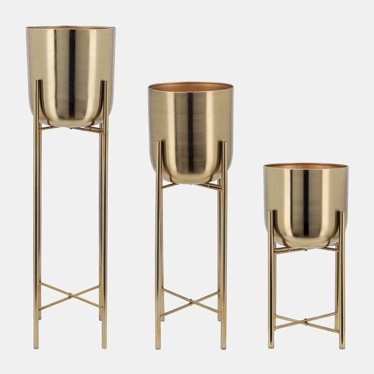 Gold Stand Planter