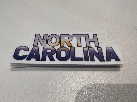 North Carolina sticker at Sawdust and Clay