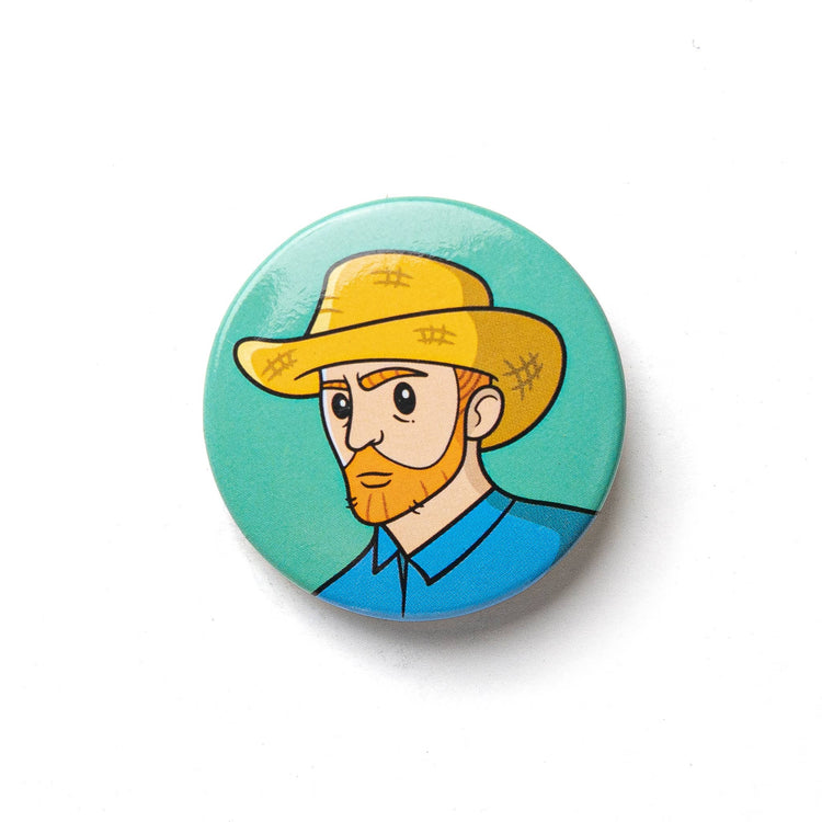 Button - Van Gogh Self-Portrait