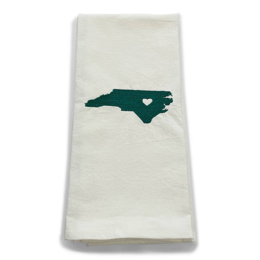 Towel -Apex, North Carolina Solid with Heart