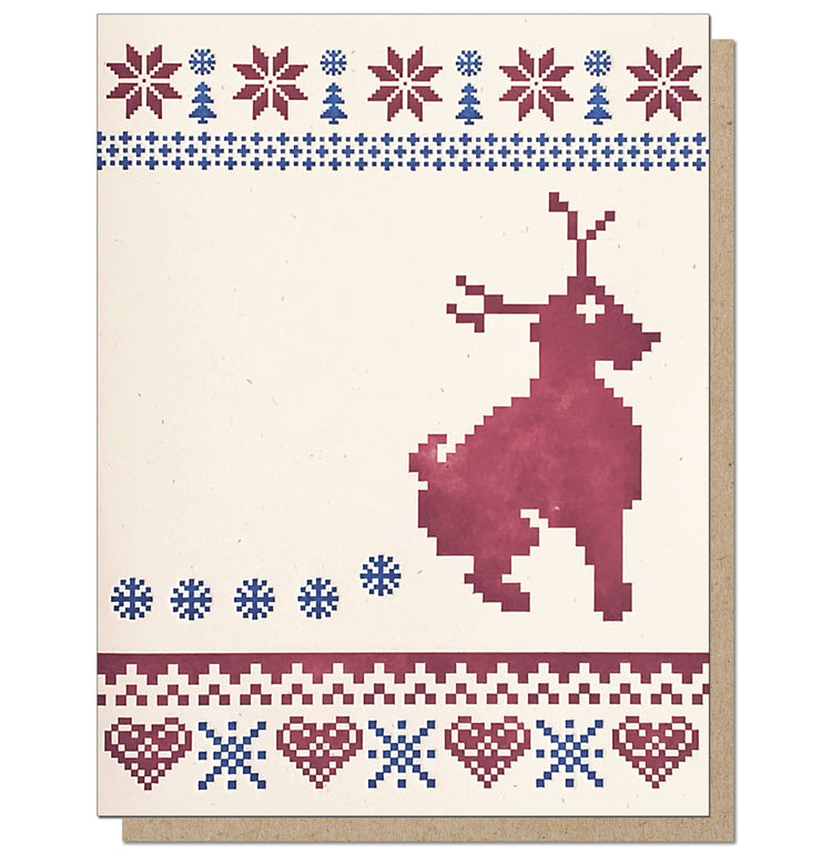 Reindeer Flakes Card