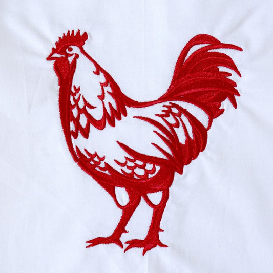 Towel - Embroidered Rooster
